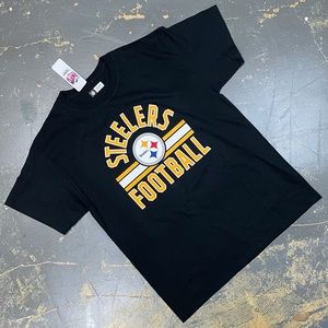 Pittsburgh Steelers Arena Logo Shirt Large Black Yellow NFL Football